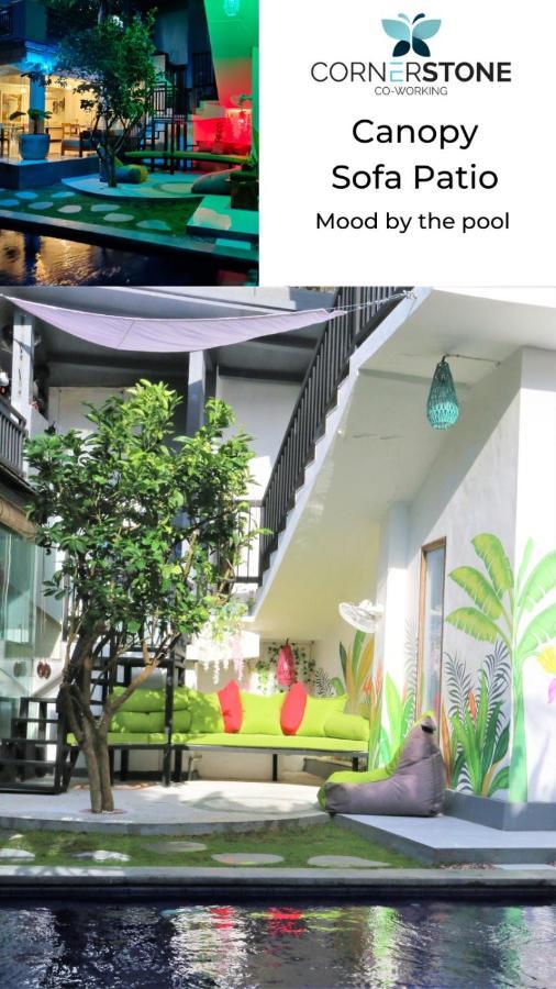 Cornerstone Bali Coworking Hostel Canggu  Exterior photo