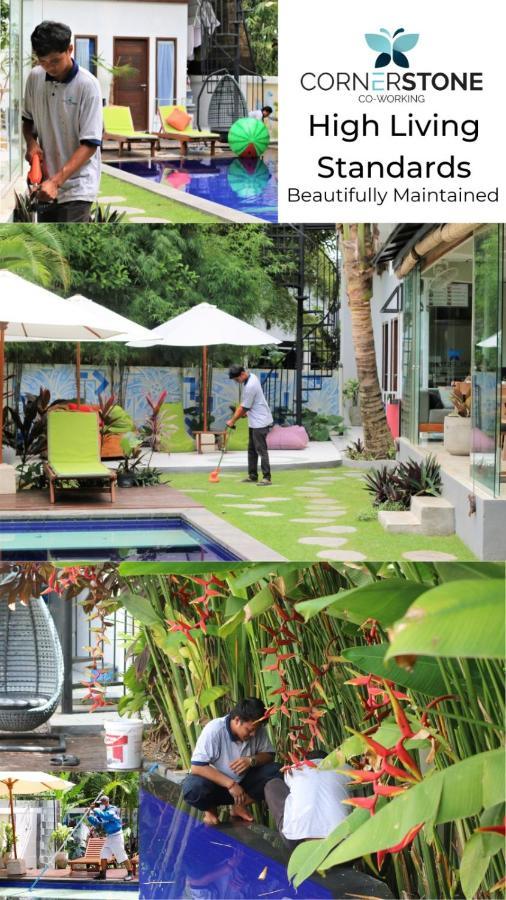 Cornerstone Bali Coworking Hostel Canggu  Exterior photo